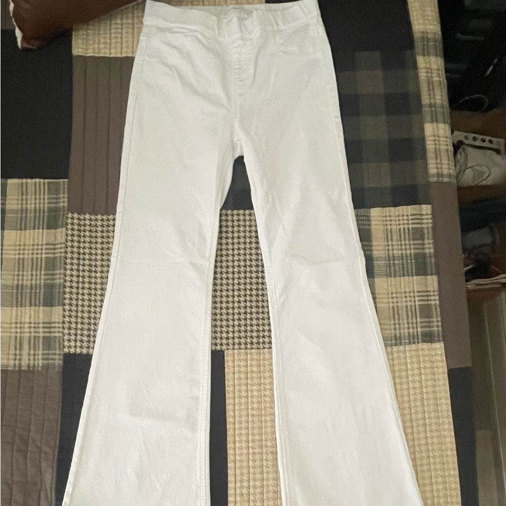 Jelly Jeans White Boot Cut Jeans Versatile Style